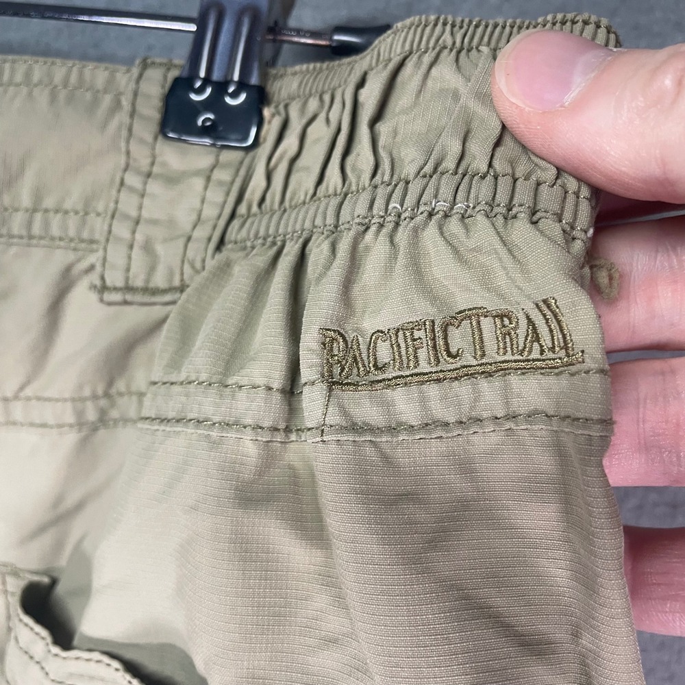 Pacific‎ Trail Cargo Hiking Shorts Mens 32 Beige Nylon Outdoor Utility - Picture 8 of 10